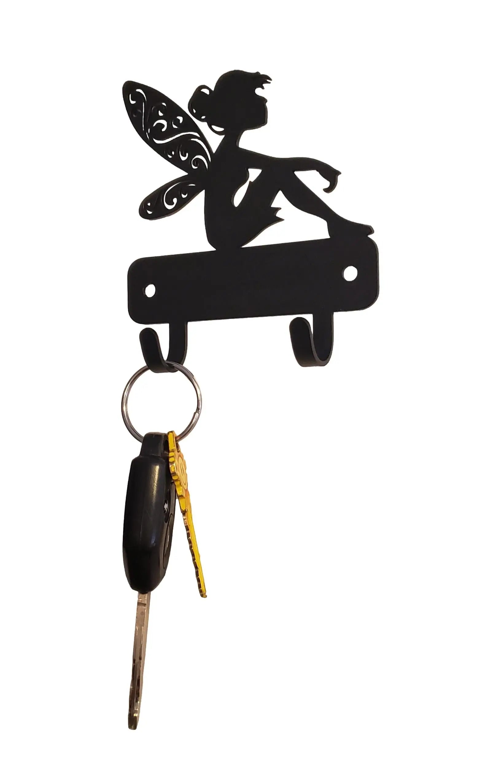 Mini Key Holders 2 Hook for Small Spaces | Fun Designs