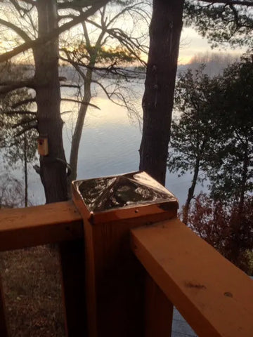 PRE-ORDER (7-5/8) Nominal 8x8 Copper Pyramid Fence post cap - The Metal Peddler Fence post caps 8x8, copper fence caps, fence caps, Fence post caps