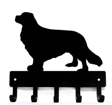 Cavalier King Charles Dog Key Rack/ Leash Hanger with 5 hooks