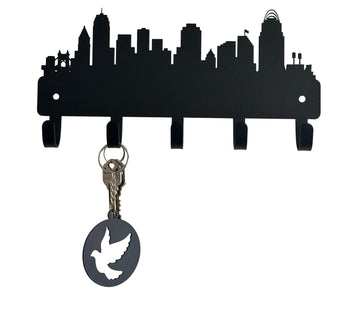Cincinnati City Skyline Key Holder
