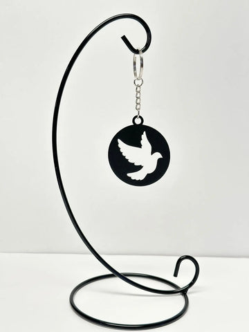 Dove Bird Keychain - The Metal Peddler Keychains bird, Dove, faith, key fob, keychain, keyring, not-dog
