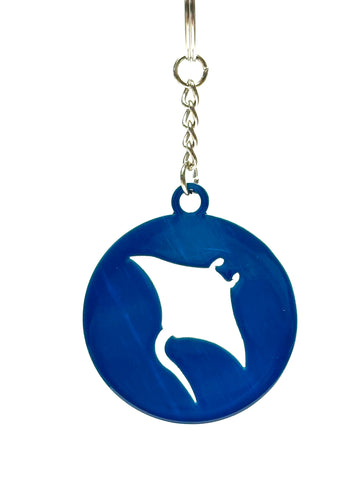 Seahorse Keychain – Coastal Blue Treasure The Metal Peddler