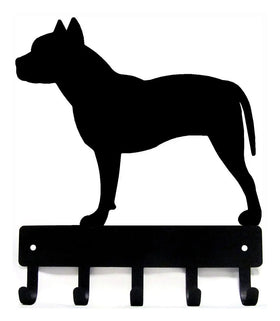 Pit Bull Terrier Dog Key Rack/ Leash Hanger - The Metal Peddler Key Rack breed, Breed P, Dog, Inv-T, key rack, leash hanger, Pit Bull Terrier
