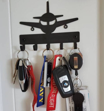 Airplane Key Holder for Pilots, Aviators, and Planespotters The Metal Peddler