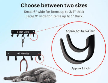 Cat theme comparison of our key racks and hook sizes