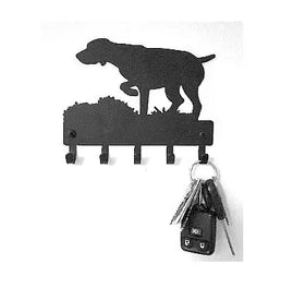 GSP on Point - Dog Key Rack/ Leash Hanger - German Shorthaired Pointer - The Metal Peddler Key Rack breed, Breed G, Dog, German Shorthaired Pointer, GSP, GSP on Point, Inv-T, key rack, leash Hanger