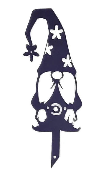 Garden Gnome Yard Stakes & Potted Plant Stakes - The Metal Peddler Garden Stakes dad garden, garden, Gnomes, ground stake, outdoor life