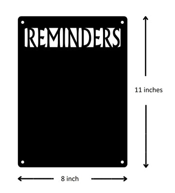 Reminders Wall Art Magnetic Memo The Metal Peddler