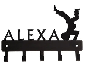 Hip Hop Dance Personalized Medal Display Hooks - The Metal Peddler Storage Hooks & Racks dance, dance gifts, dancer, dancers, dancing, hip hop, hop hop, key rack, Medal Hanger, medal rack, personalized, personalized dance, Personalized Gifts, Personalized Signs, personalizetext, sport hooks