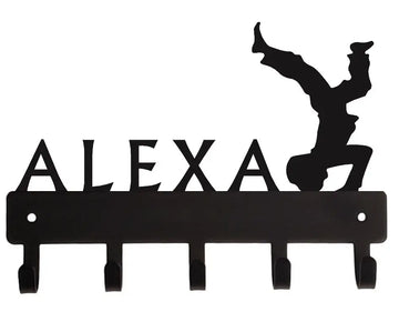 Hip Hop Dance Personalized Medal Display Hooks - The Metal Peddler Storage Hooks & Racks dance, dance gifts, dancer, dancers, dancing, hip hop, hop hop, key rack, Medal Hanger, medal rack, personalized, personalized dance, Personalized Gifts, Personalized Signs, personalizetext, sport hooks