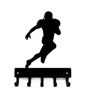 Football Receiver Key Rack - The Metal Peddler Key Rack Football, key rack, medal hanger, sport hooks, sports