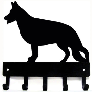 German Shepherd (Standing) Dog Key Rack/ Leash Hanger - The Metal Peddler Key Rack breed, Dog, German Shepherd, key rack, leash Hanger