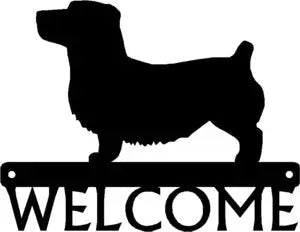 Glen of Imaal Terrier Dog Welcome Sign - The Metal Peddler Welcome Signs breed, Dog, Glen of Imaal Terrier, porch, Welcome sign