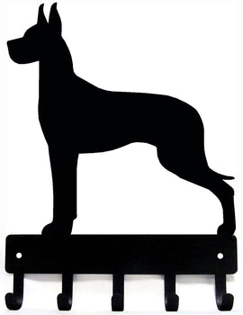 Great Dane Dog Key Rack/ Leash Hanger - The Metal Peddler Key Rack breed, Dog, Great Dane, key rack, leash Hanger