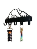 Mountain Scene Key Holder - The Metal Peddler Key Rack key rack, mountain, mountains, outdoor life