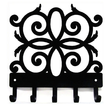 Decorative Scroll K04 - Key Rack - Magnetic Hooks - The Metal Peddler Key Rack key rack, scroll