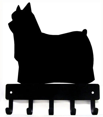 Yorkshire Terrier (Yorkie) Dog Key Rack/ Leash Hanger - The Metal Peddler Key Rack breed, Dog, key rack, leash hanger, yorkie, Yorkshire Terrier