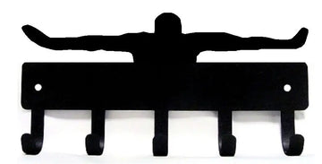 Butterfly swimmer Key Rack - The Metal Peddler Key Rack key rack, medal hanger, sport hooks, sports, swimming