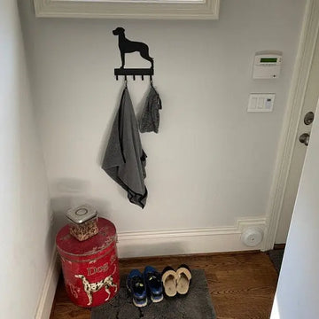 Great Dane Dog Key Rack/ Leash Hanger - The Metal Peddler Key Rack breed, Breed G, Dog, Great Dane, key rack, leash Hanger, SALE