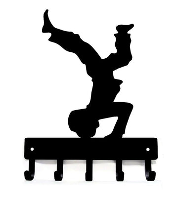 Hip Hop Dance - Key hanger/ Storage Hooks - The Metal Peddler Key Rack dance, dance gifts, dance signs, dance wall art, hip hop, sport hooks