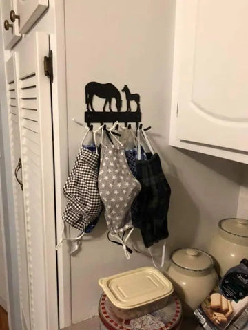 Horse and foal Key Holder - The Metal Peddler Key Rack farm, Horse, key rack, not-Dog