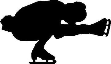 Sit Spin #2 Figure Skating Wall Art Room Decor - The Metal Peddler figure skating, ice skater, skater, wall art, Winter sports