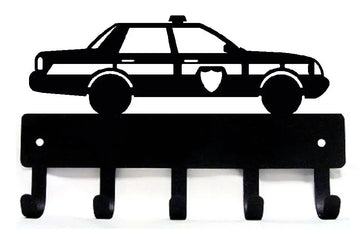 Police Car/ Cruiser Key Rack - The Metal Peddler Key Rack 911, auto, automobile, EMT, key rack, occupations, trades, transportation, vehicles