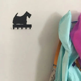 Scottish Terrier Dog Key Rack/ Leash Hanger - The Metal Peddler Key Rack breed, Breed S, Dog, key rack, leash hanger, Scottish Terrier