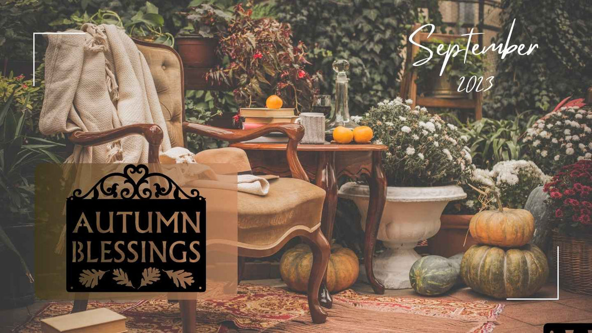 Decorating Your Porch for Fall with Our Decorative Metal Products - The Metal Peddler