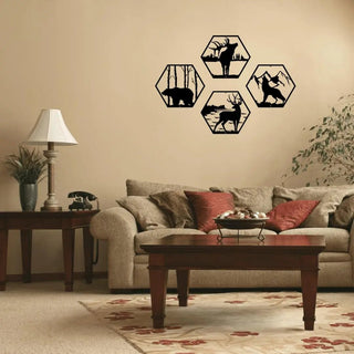 Metal Wildlife Wall Art Collection - The Metal Peddler