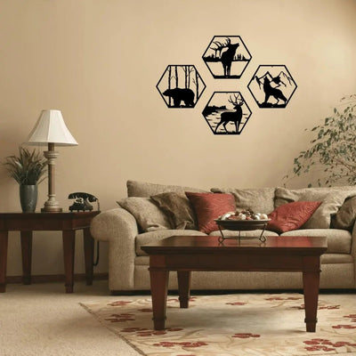 Metal Wildlife Wall Art Collection - The Metal Peddler