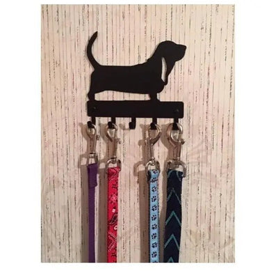 Basset Hound | Dog Leash Hangers, Key Holders, Name Plaques & Address Signs - The Metal Peddler