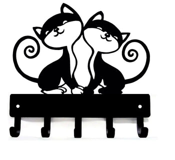 Cat Themed Metal Signs & Key Hangers The Metal Peddler