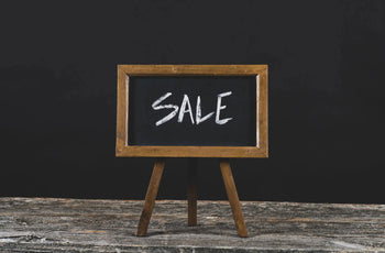 Chalkboard says SALE