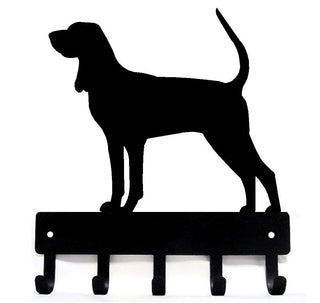 Coonhound Key & Leash Holder with 5 Hooks
