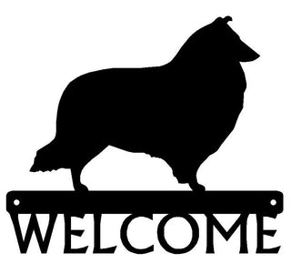 Sheltie - Shetland Sheepdog Welcome Sign