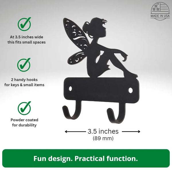 Fairy Mini Key Rack - The Metal Peddler Key Rack faery, fairy, key rack, mini kr