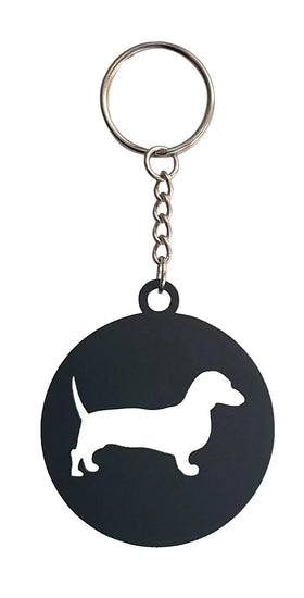 Dachshund Dog Keychain - The Metal Peddler Keychains breed, Breed D, dachshund, Dog, key fob, keychain, keyring