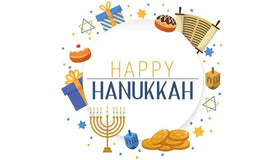 Happy Hanukkah Card - The Metal Peddler Vify Gift Card GC-HK-10 TheMetalPeddler.com