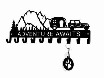 Adventure Awaits Camper Key Holder The Metal Peddler