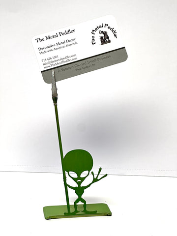 Alien Card & Photo Holder with Clip - 0