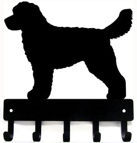 Australian Labradoodle Key Rack/ Leash Hanger with 5 hooks