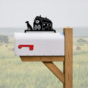 Barn & Farm Dog Mailbox Topper - Personalized House Numbers