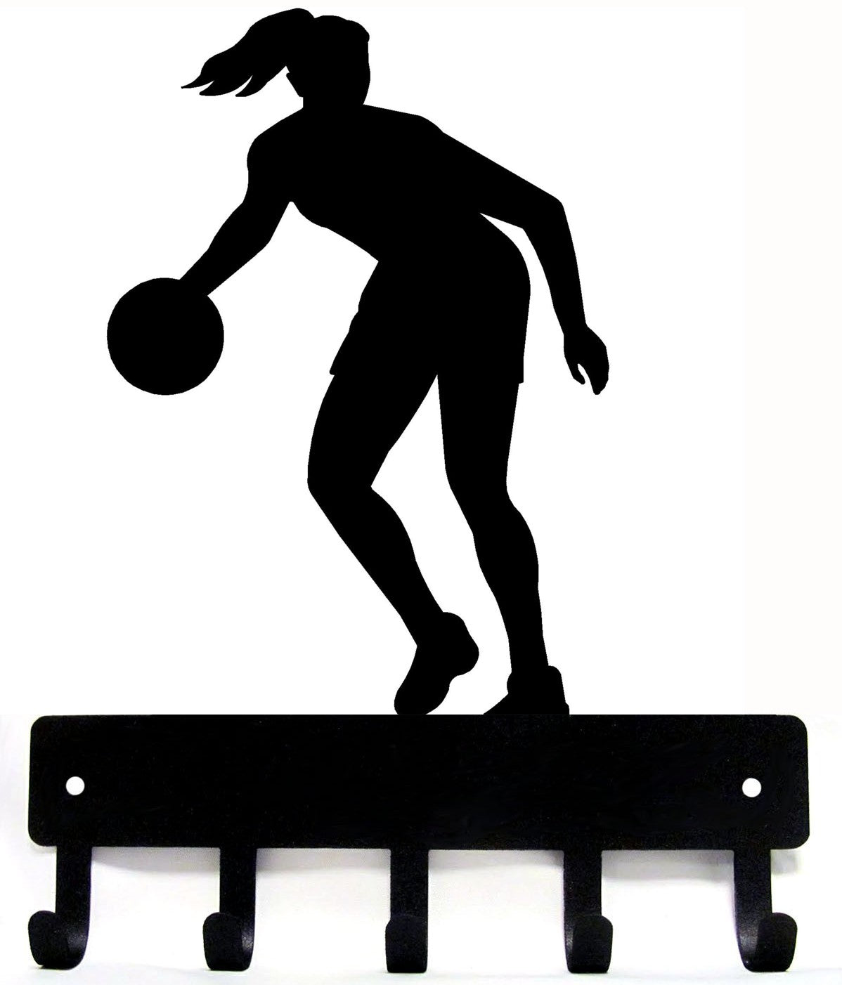 Basketball Player Female #2- Medal Display or Key Rack-1