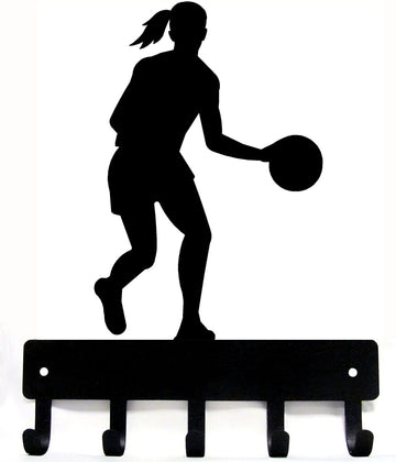 Basketball Player Female #3- Medal Display or Key Rack