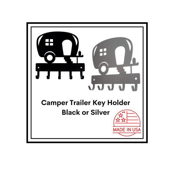 Camper Key Rack/ Holder - The Metal Peddler Key Rack auto, automobile, bestseller, breed, camp, dad, dad auto, Inv-T, key rack, outdoor life, SALE, transportation, vehicles