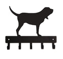 Bloodhound dog key rack/ leash hanger 5 Hook