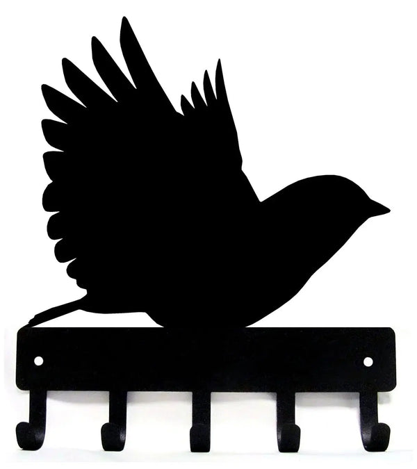 Bluebird Bird Key Rack The Metal Peddler