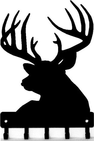 Buck Head with Antlers - Key Rack