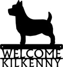 Cairn Terrier Dog Welcome Sign or Custom Name The Metal Peddler